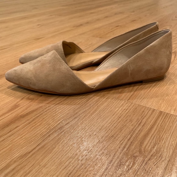 J.Crew Zoe Suede D’Orsay Flats in tan (size 7.5) - Picture 4 of 8